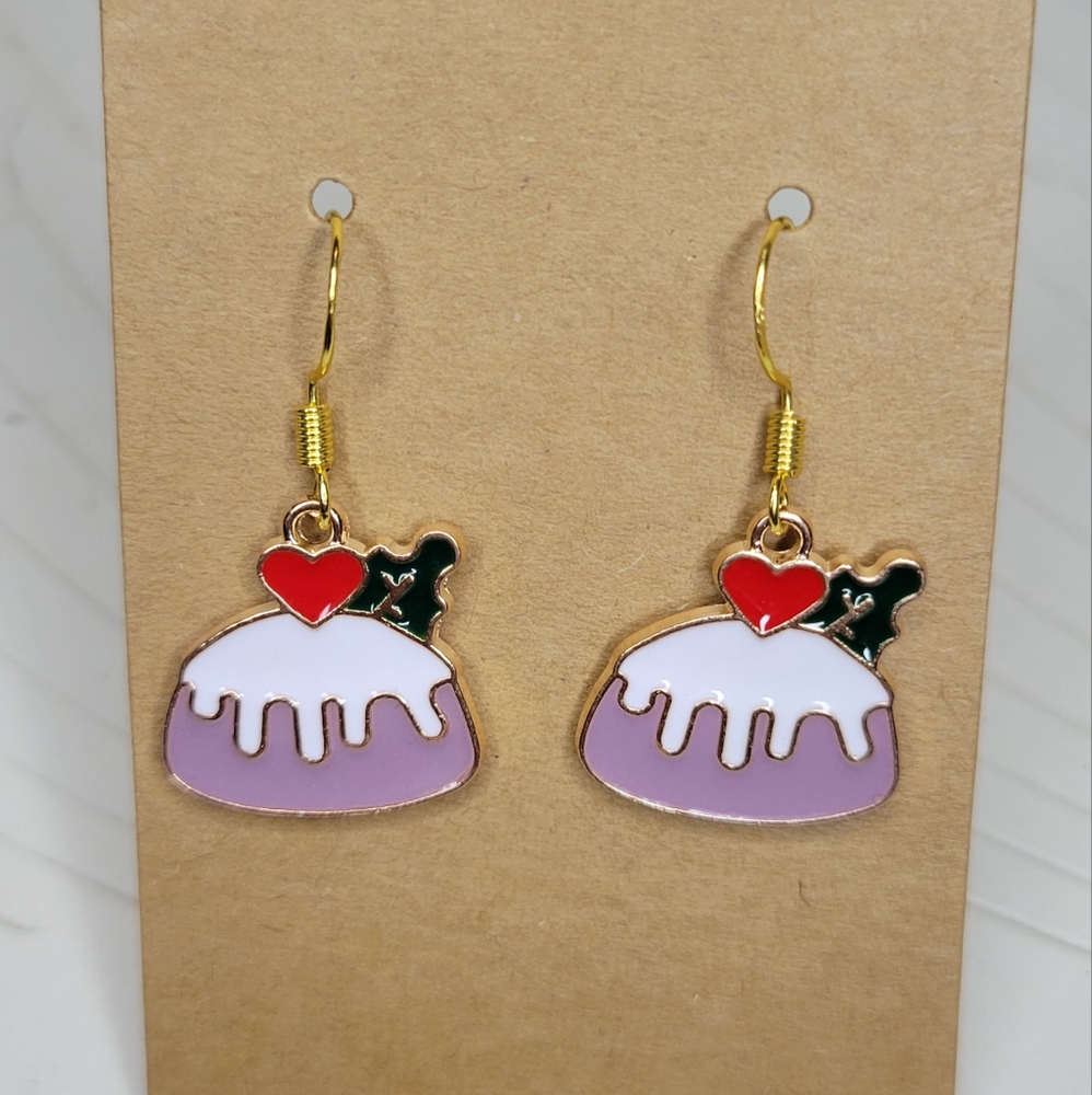 Purple Pastry Earrings